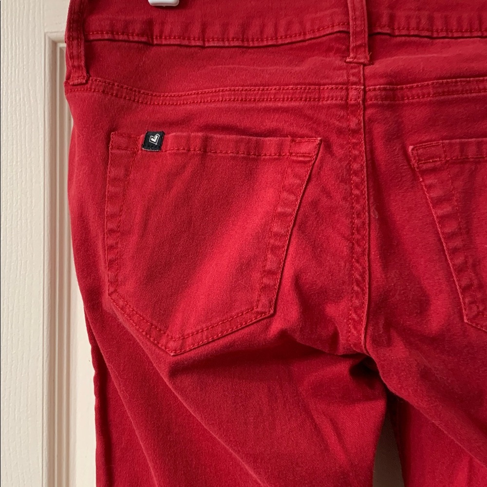 🌷3 for$25🌷Lovesick, US 3 (Juniors), Red Skinny Leg Stretchy Low Rise Jeans - Picture 5 of 8